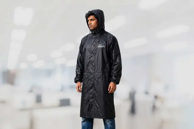 Raincoat Long with Hood