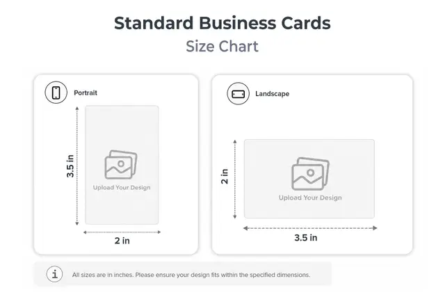 Standard Business Visiting Cards