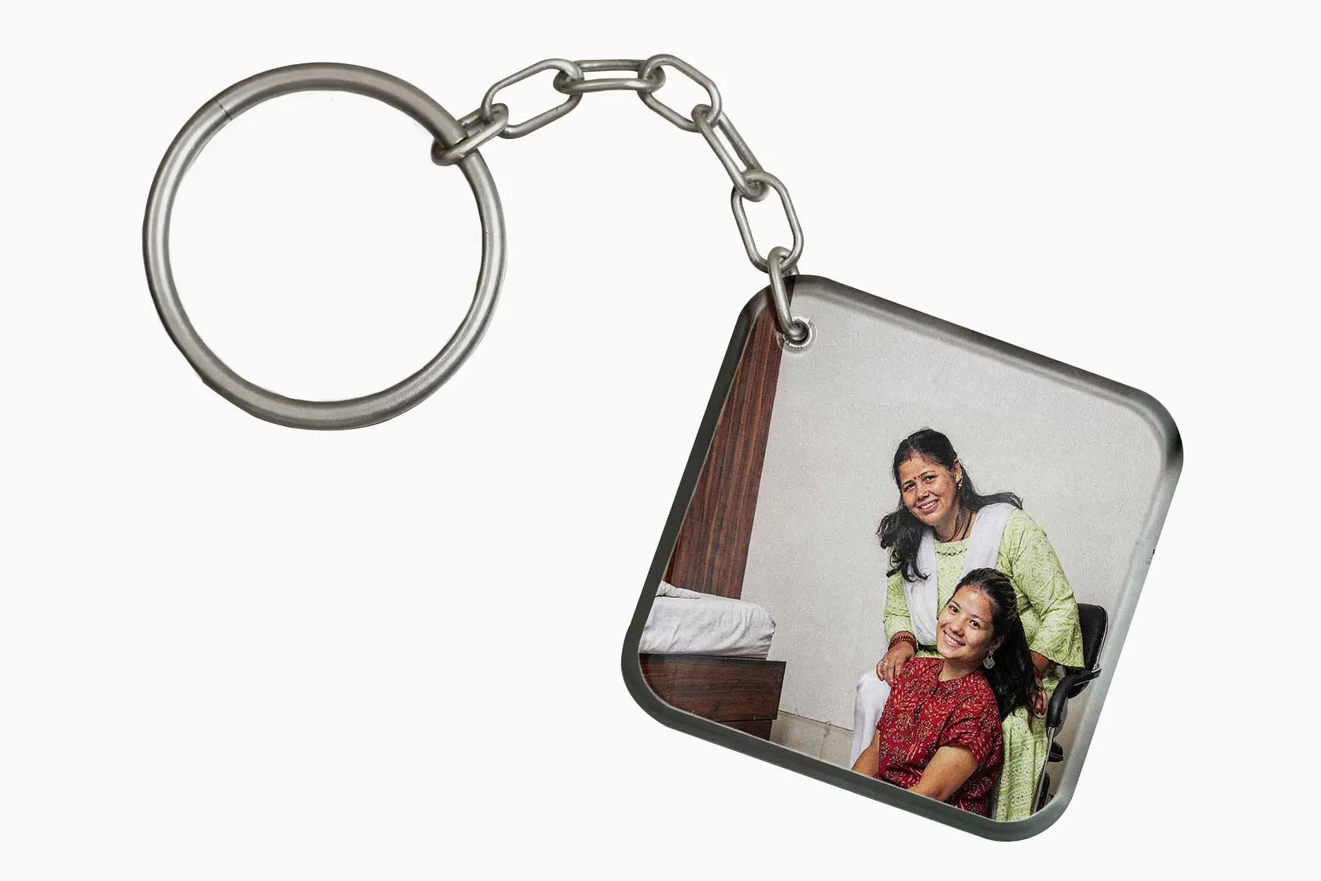 Mothers Day Photo Keychain