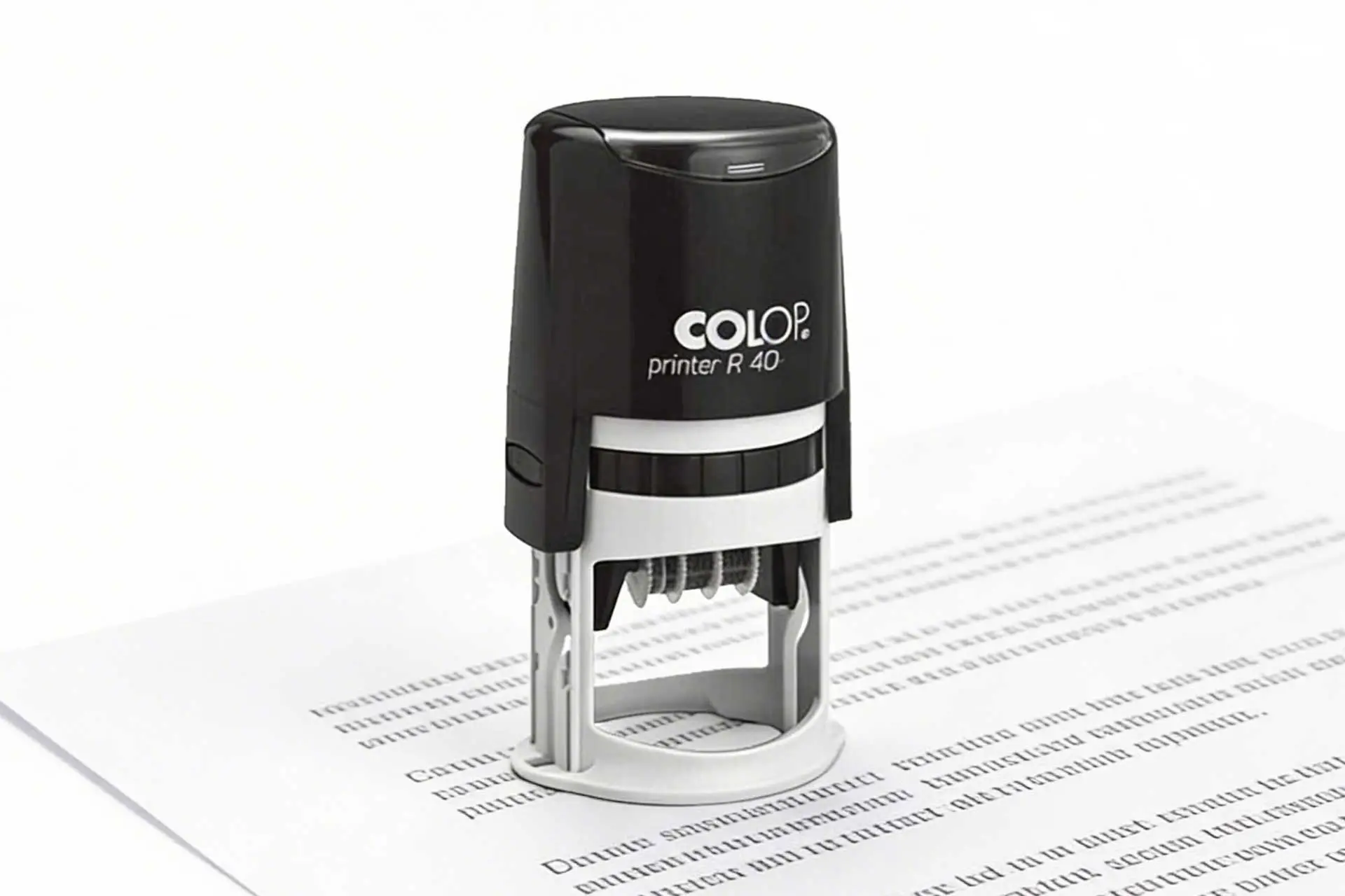 Circle Self-ink Rubber Stamps