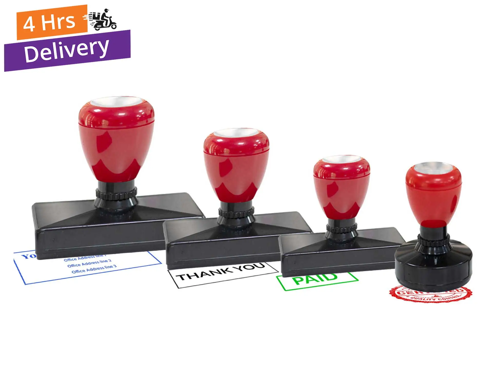Pre-Ink Rubber Stamps