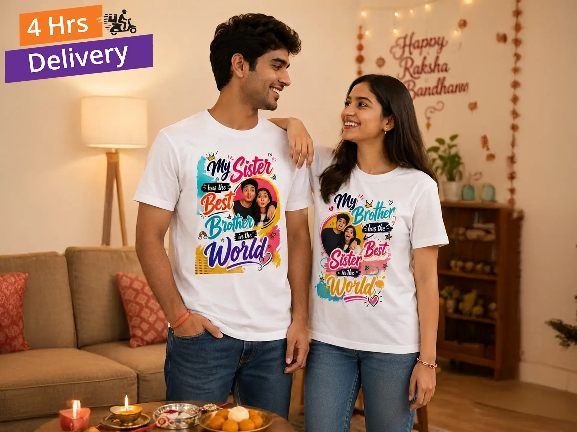 Raksha Bandhan Round Neck T-shirt