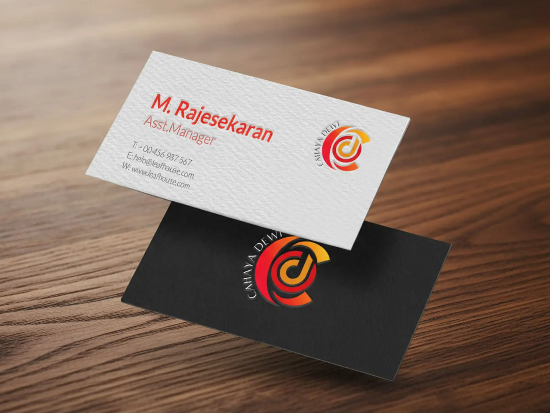 Textured Business Card