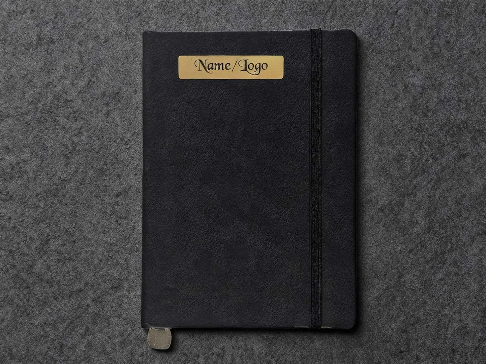 Royal Black Leatherette Diary