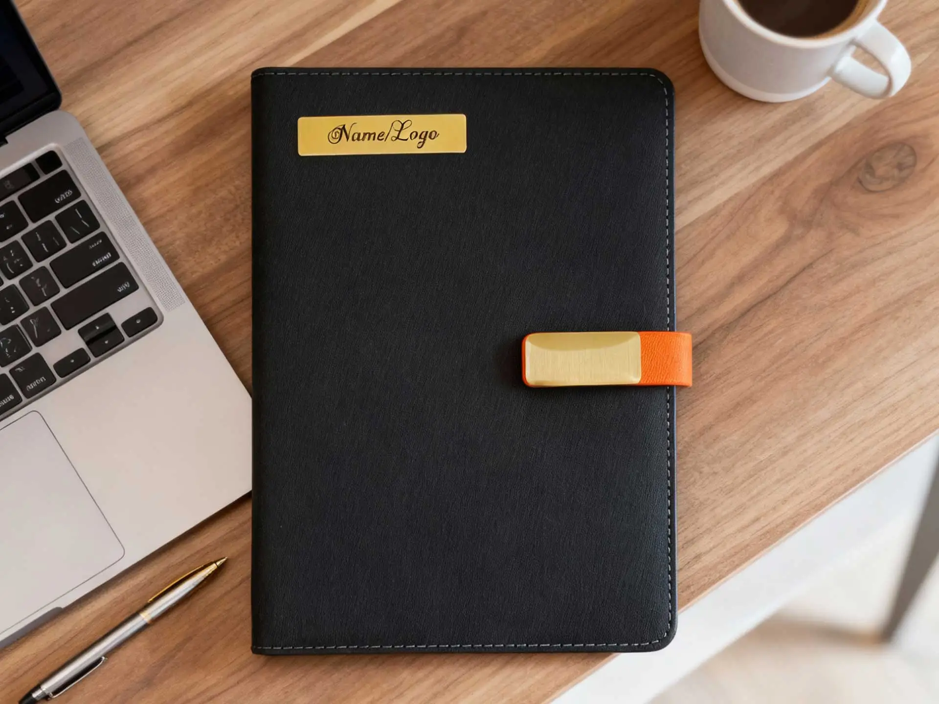 Sleek Black Organizer