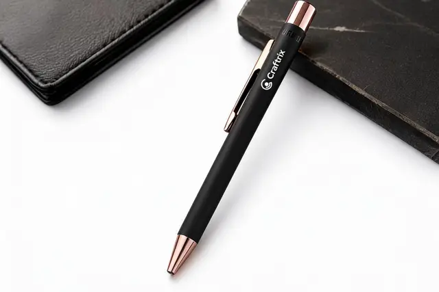 Aurora Rose Gold Pen