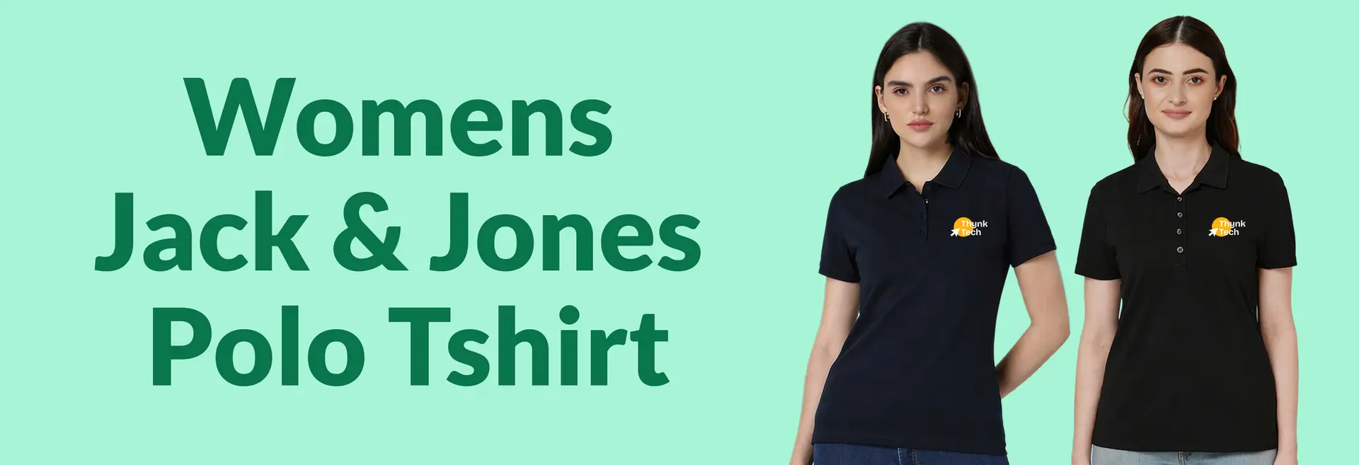 Womens Jack and Jones Polo Tshirt