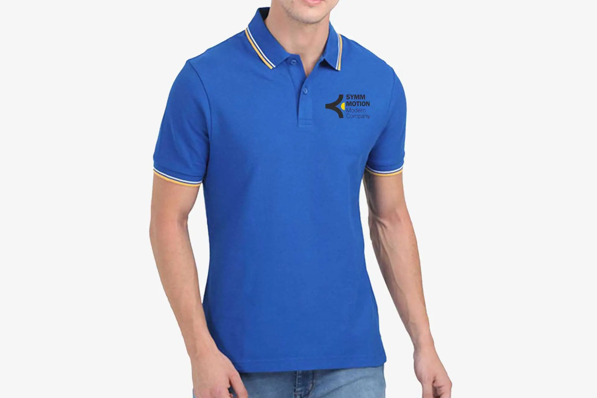 M and S Tipped Polo T-shirts