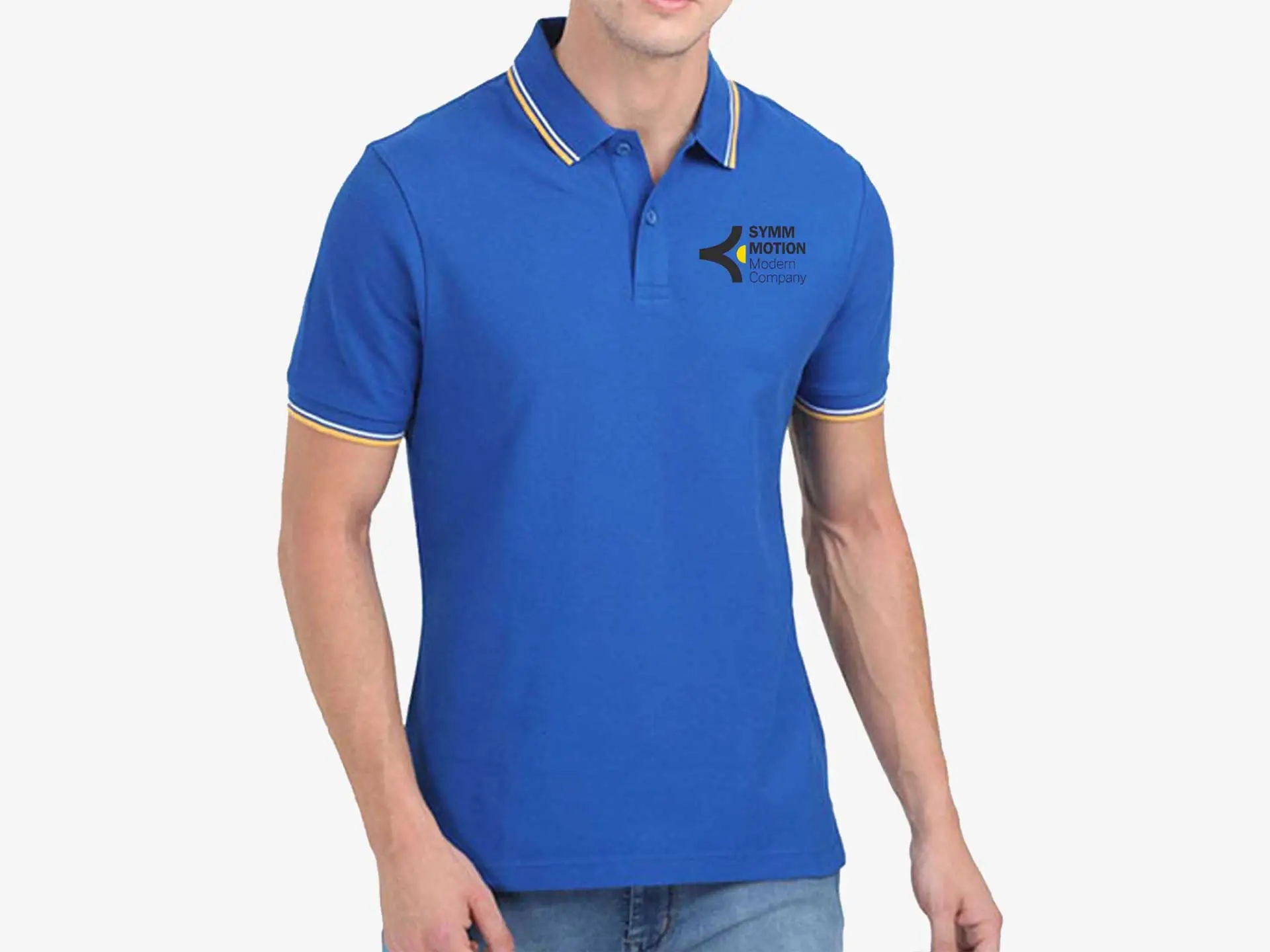 M and S Tipped Polo T-shirts