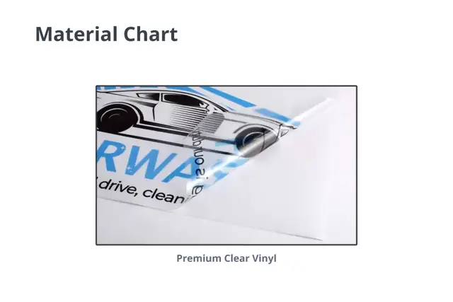 Clear Vinyl Decals