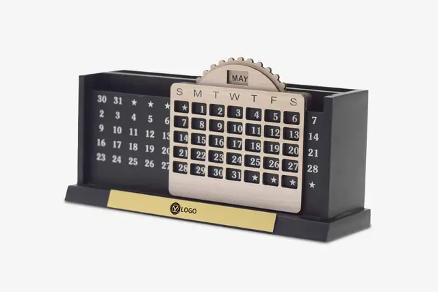 Enchanted Wood Desk Calendar