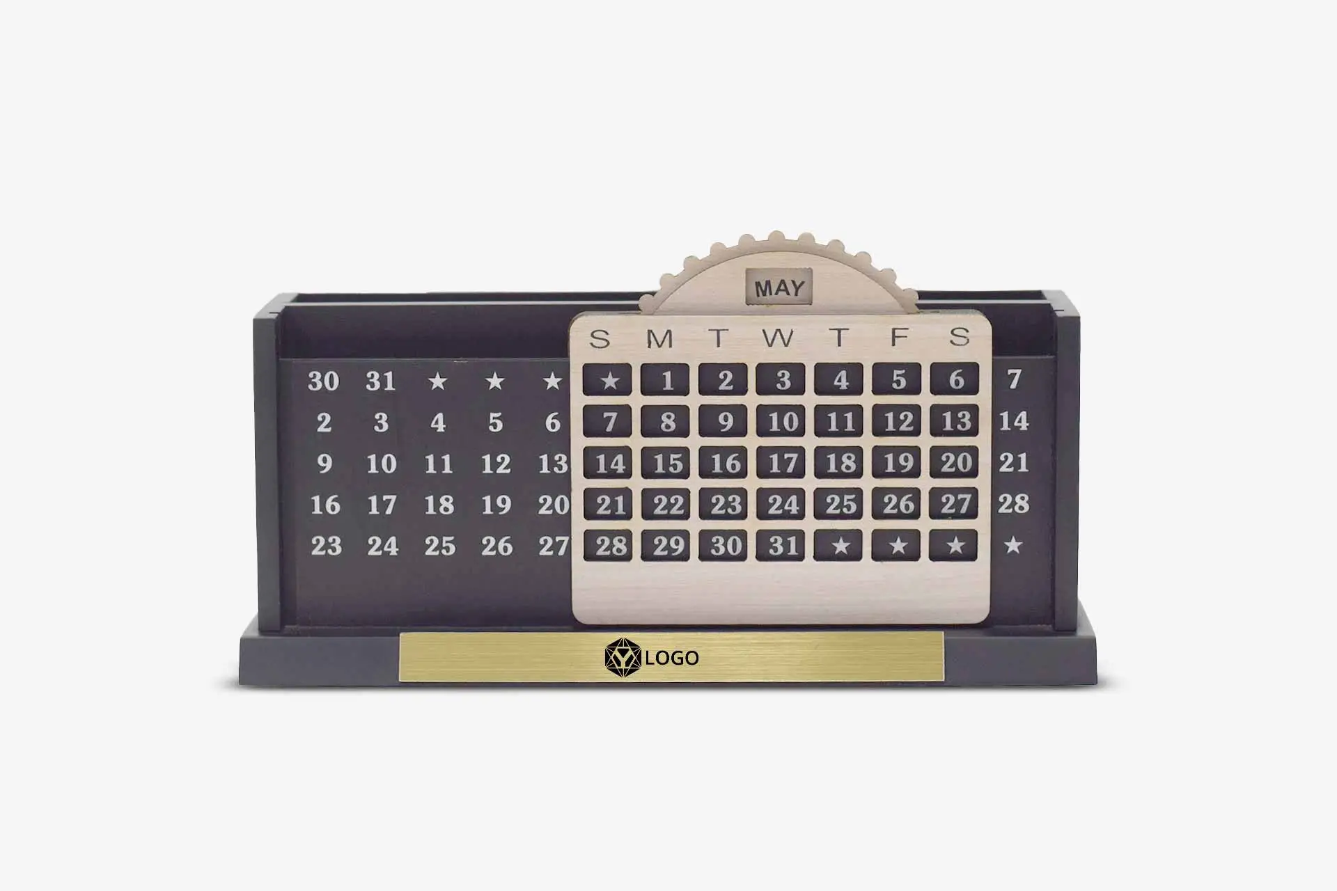 Enchanted Wood Desk Calendar