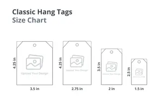 Classic Hang Tags - Order Custom Designer Hang Tags Online - Printo.in