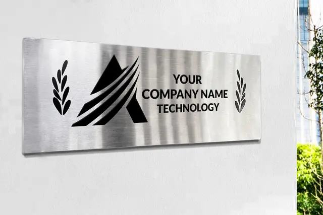 Steel Name Plates with Engraving