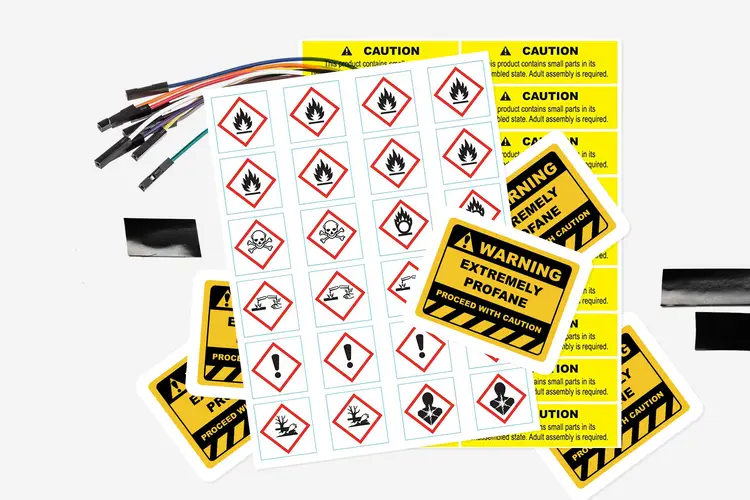 Order Custom Printed Industrial Labels - Warning and Alert Labels ...