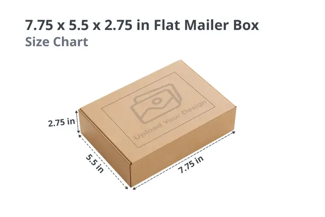 Small Flat Mailer Box