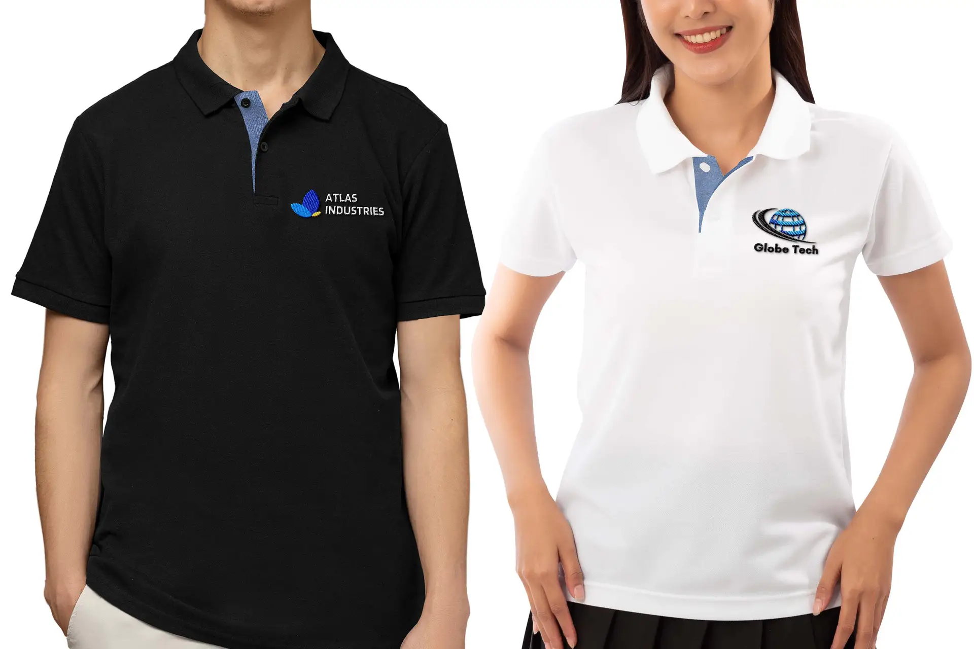 Premium Embroidered Polo T-shirts