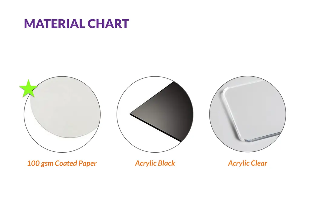 Paper Coasters - Get Custom Printed Table Coasters Online - Printo.in