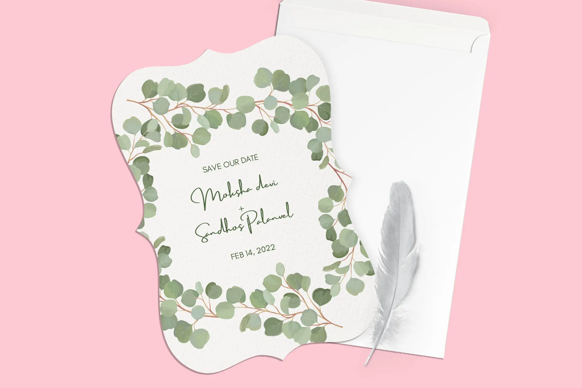 Bracket Shape Invitation