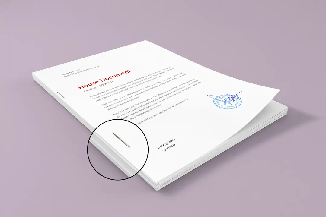 Staple Binding Printing Online | Simple Document Binding - Printo