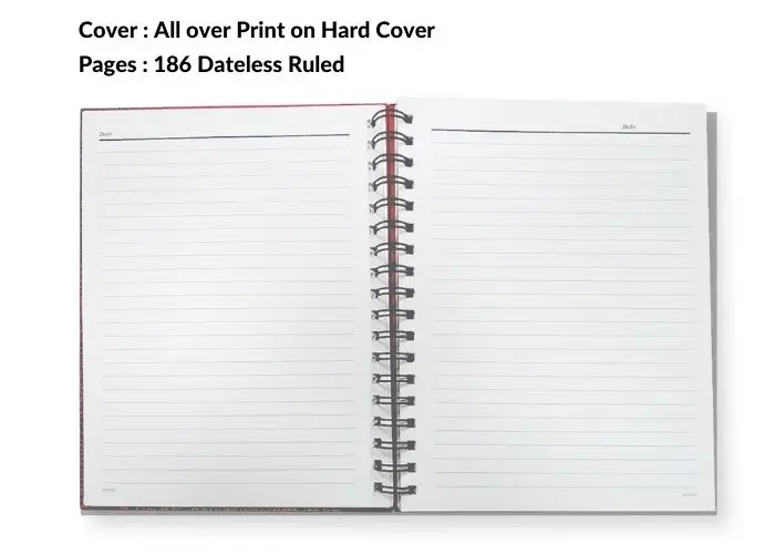 Hardcover Wiro Diaries - Buy Custom Printed Diaries Online - Inkmonk.com