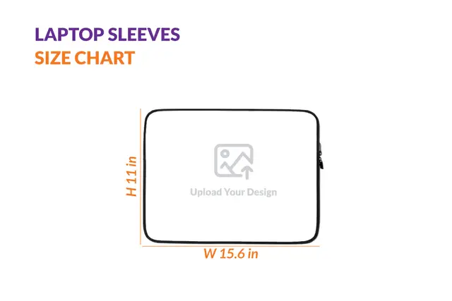 15.6 inches Personalized Laptop Sleeve (Large)