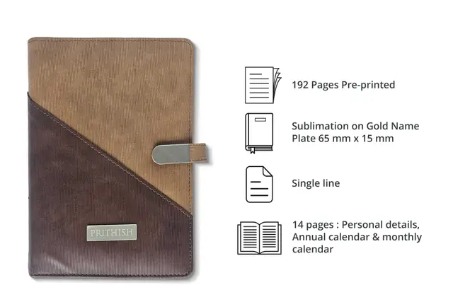 Dual Tone Caramel Organizer