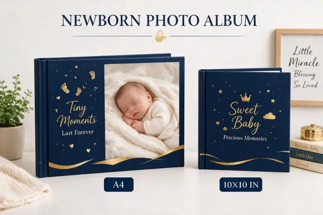 New Born Baby Photo Album