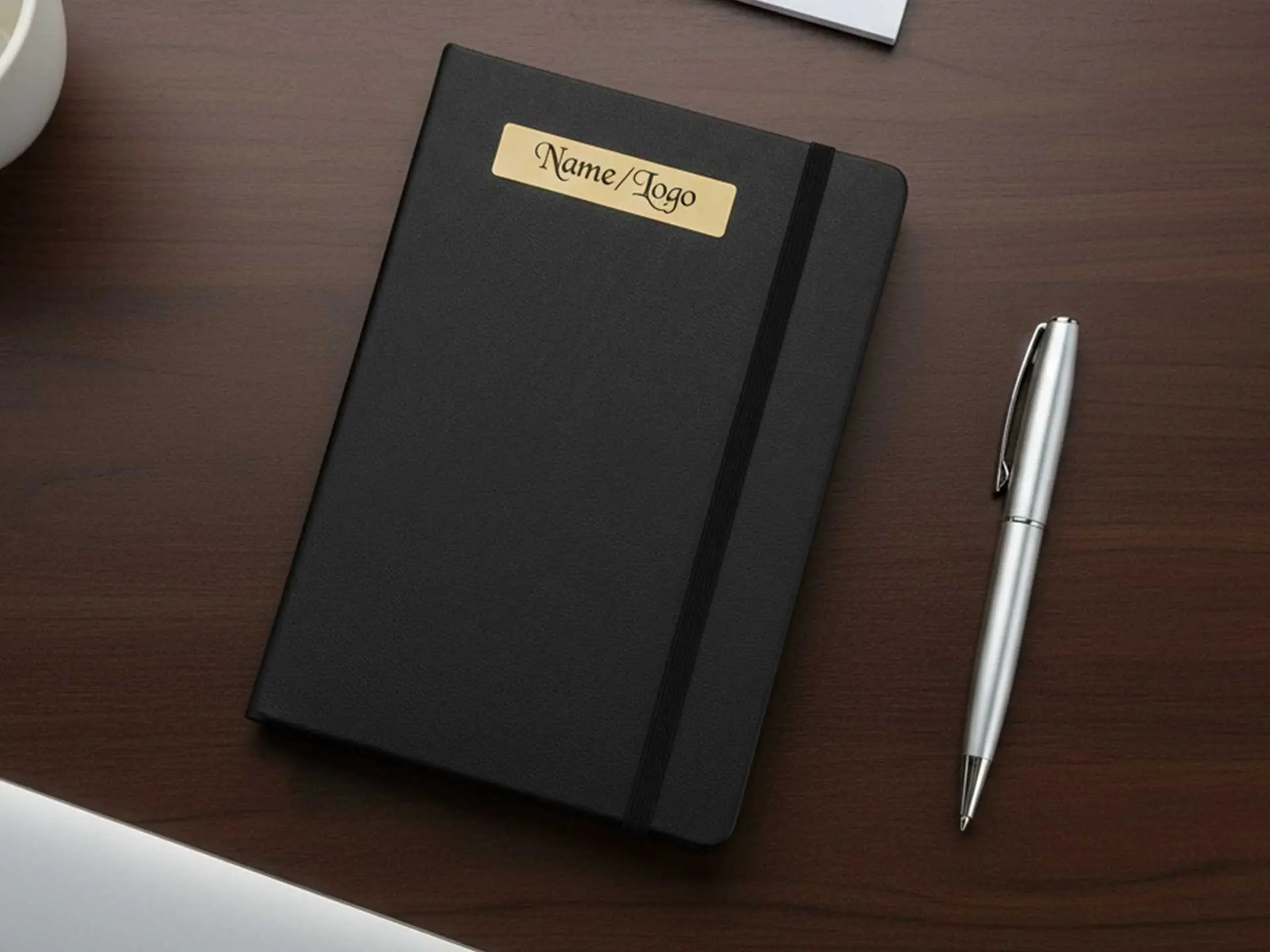 Royal Black Leatherette Diary