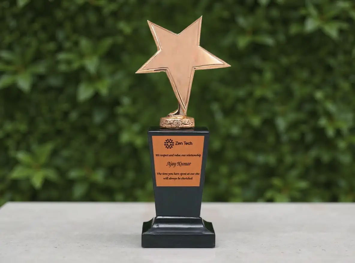Rossette - Tall - Bronze