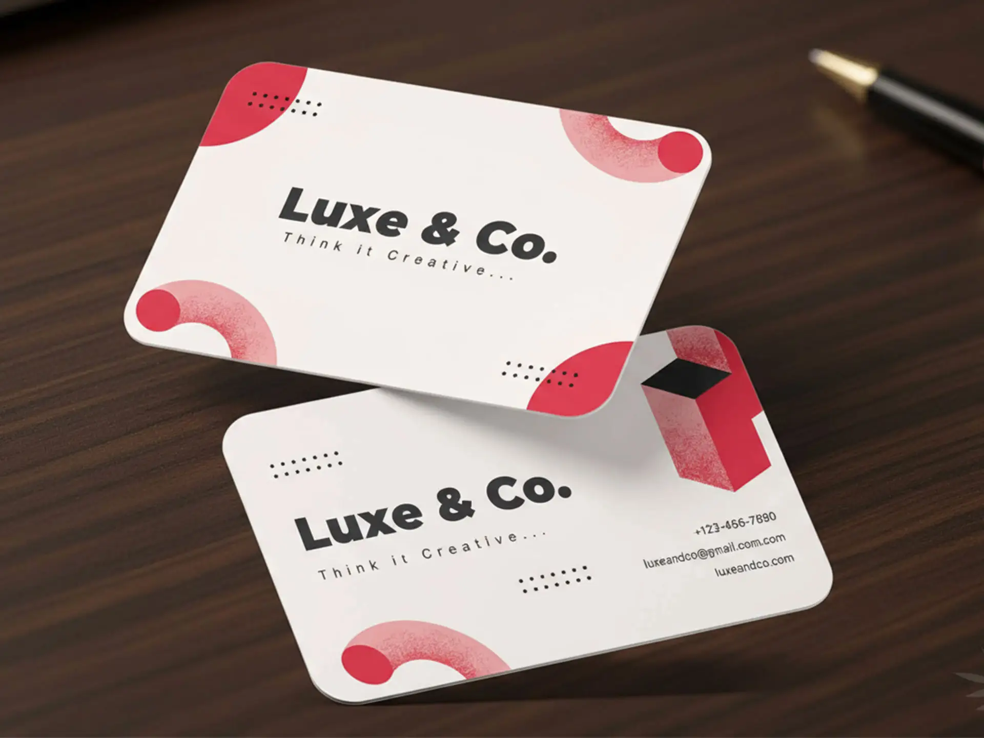 Rounded Corner Business Card