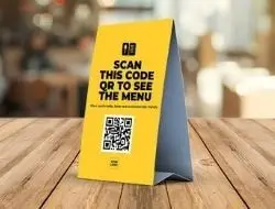 Customized Tent Card 