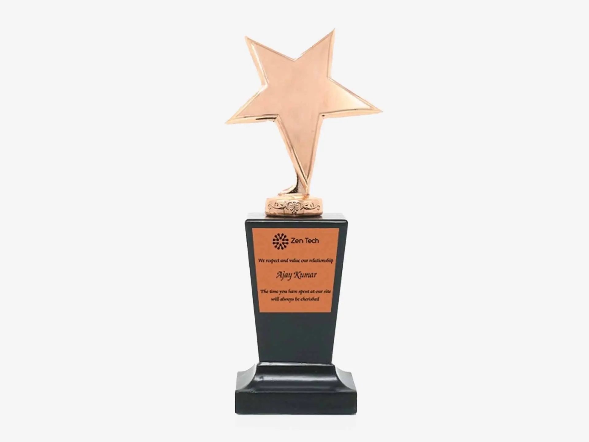 Rossette - Tall - Bronze