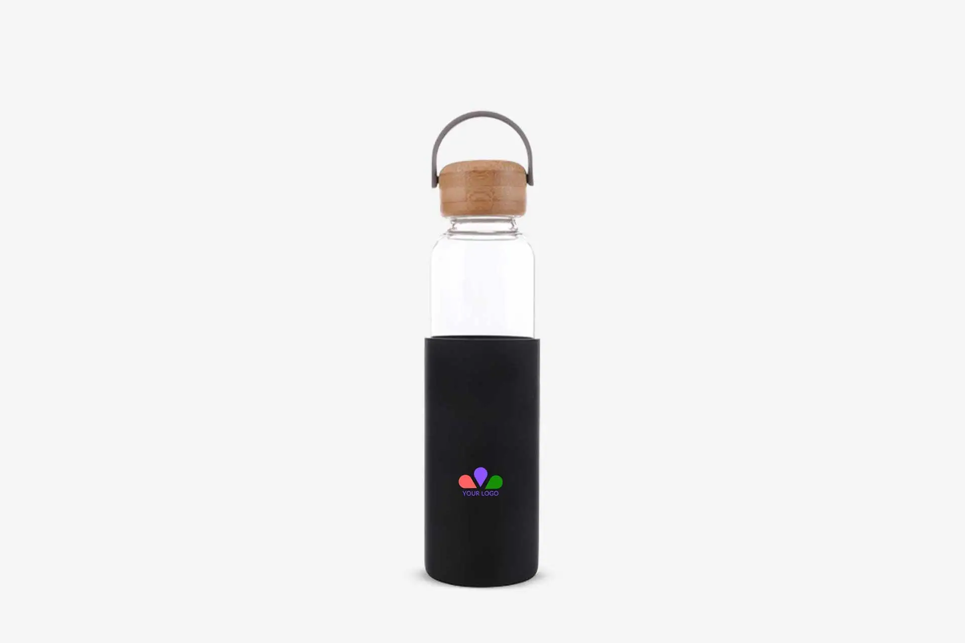 PureGrip Borosilicate Bottle - Black