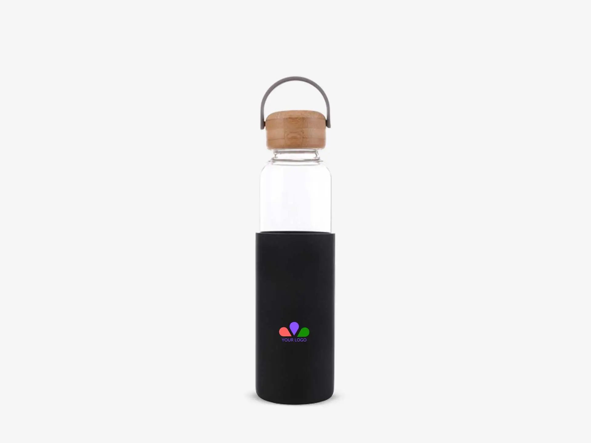 PureGrip Borosilicate Bottle - Black