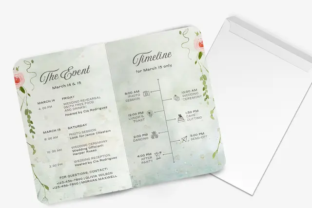 Rounded Corner Invitations
