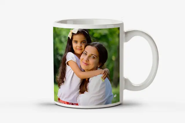 Personalized White Photo Mug