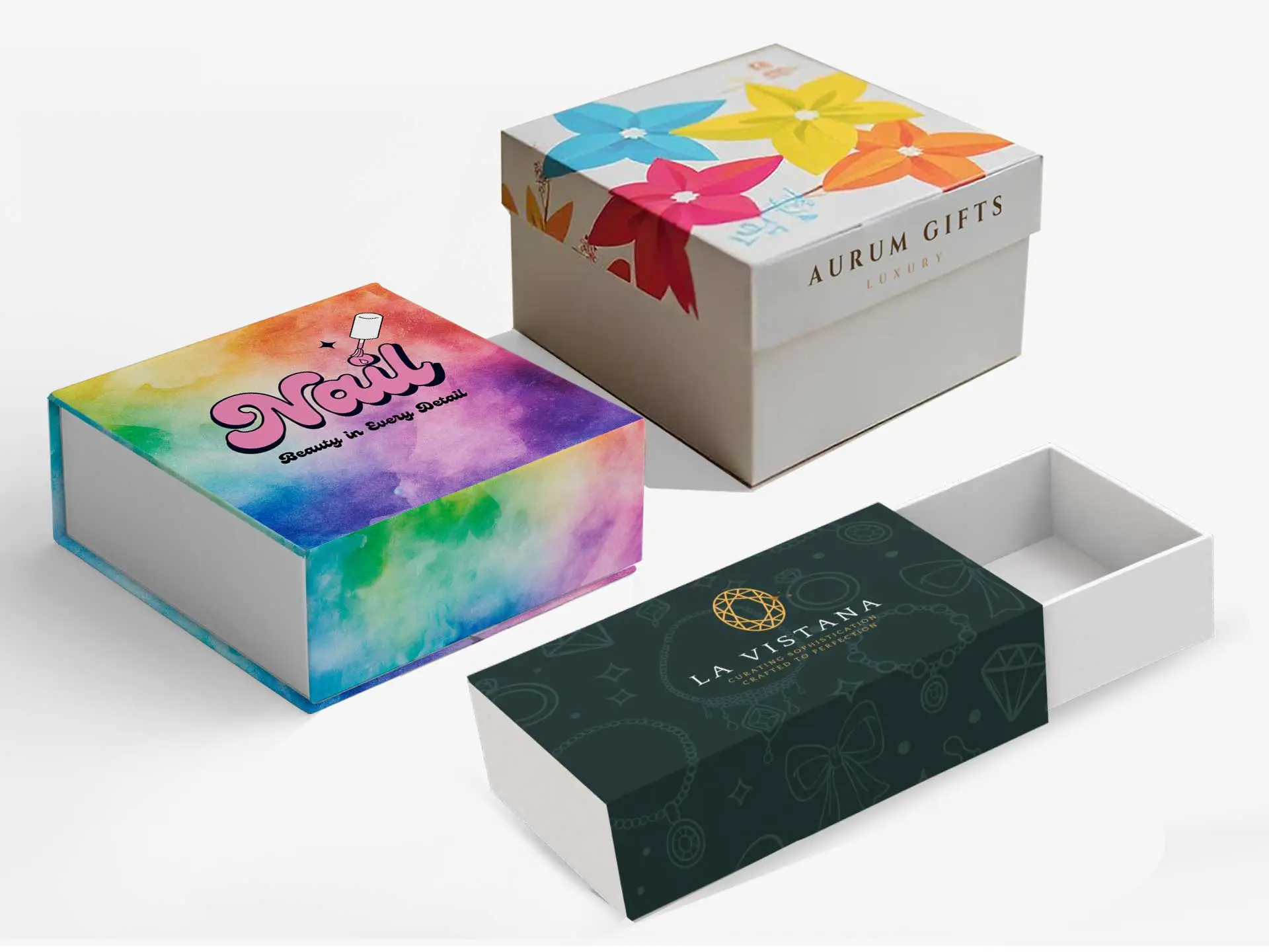 Custom Printed Rigid Boxes