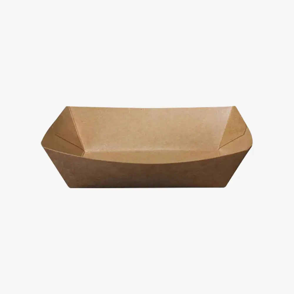 Kraft Paper Boat Tray