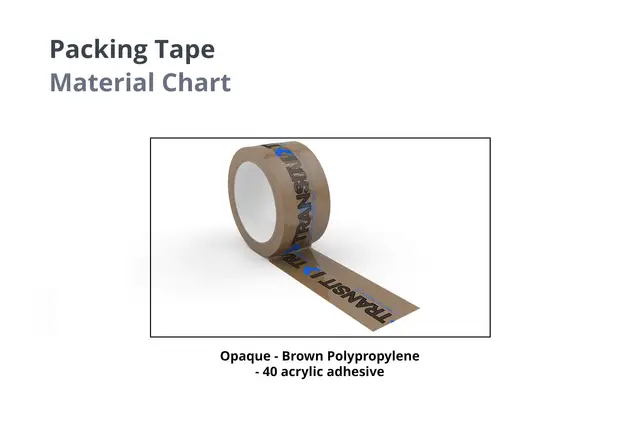 Brown Printed Tape