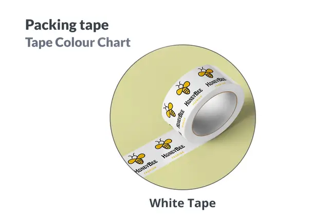 White Printed Tape