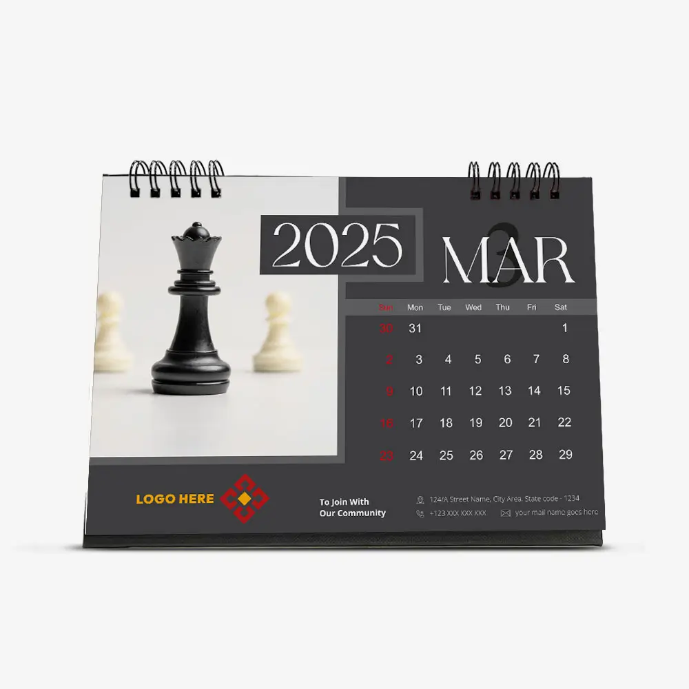 A5 Desktop Calendar