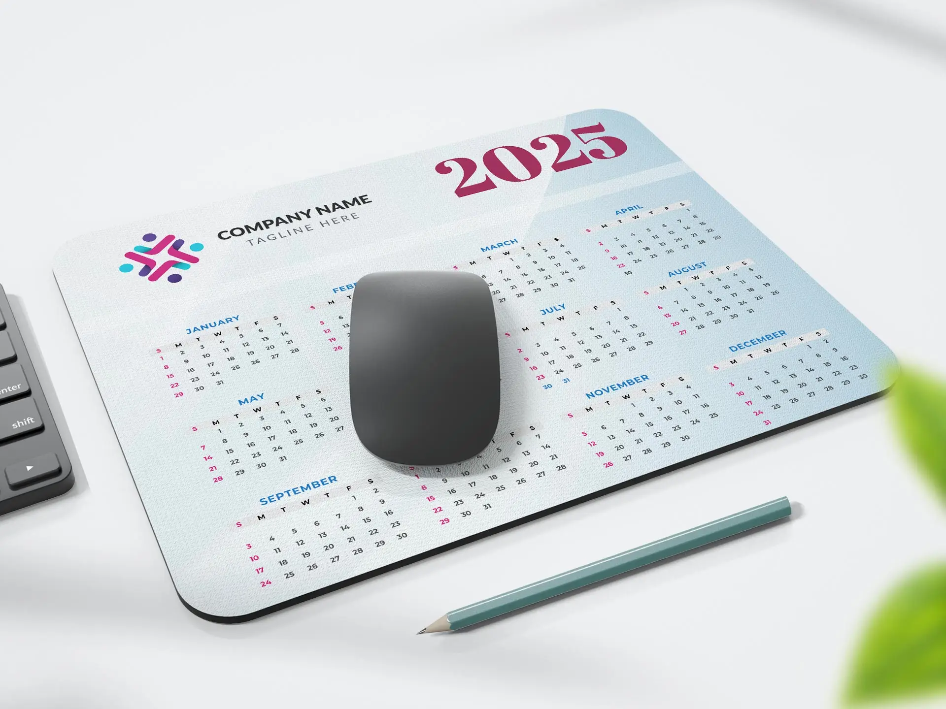 Mousepad Calendar