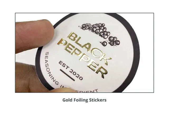 Gold Foiling Stickers
