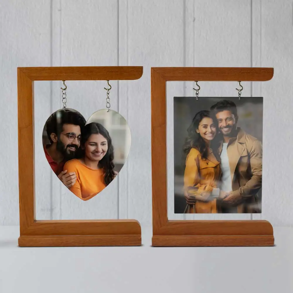 Photo Pendant Wooden Stand