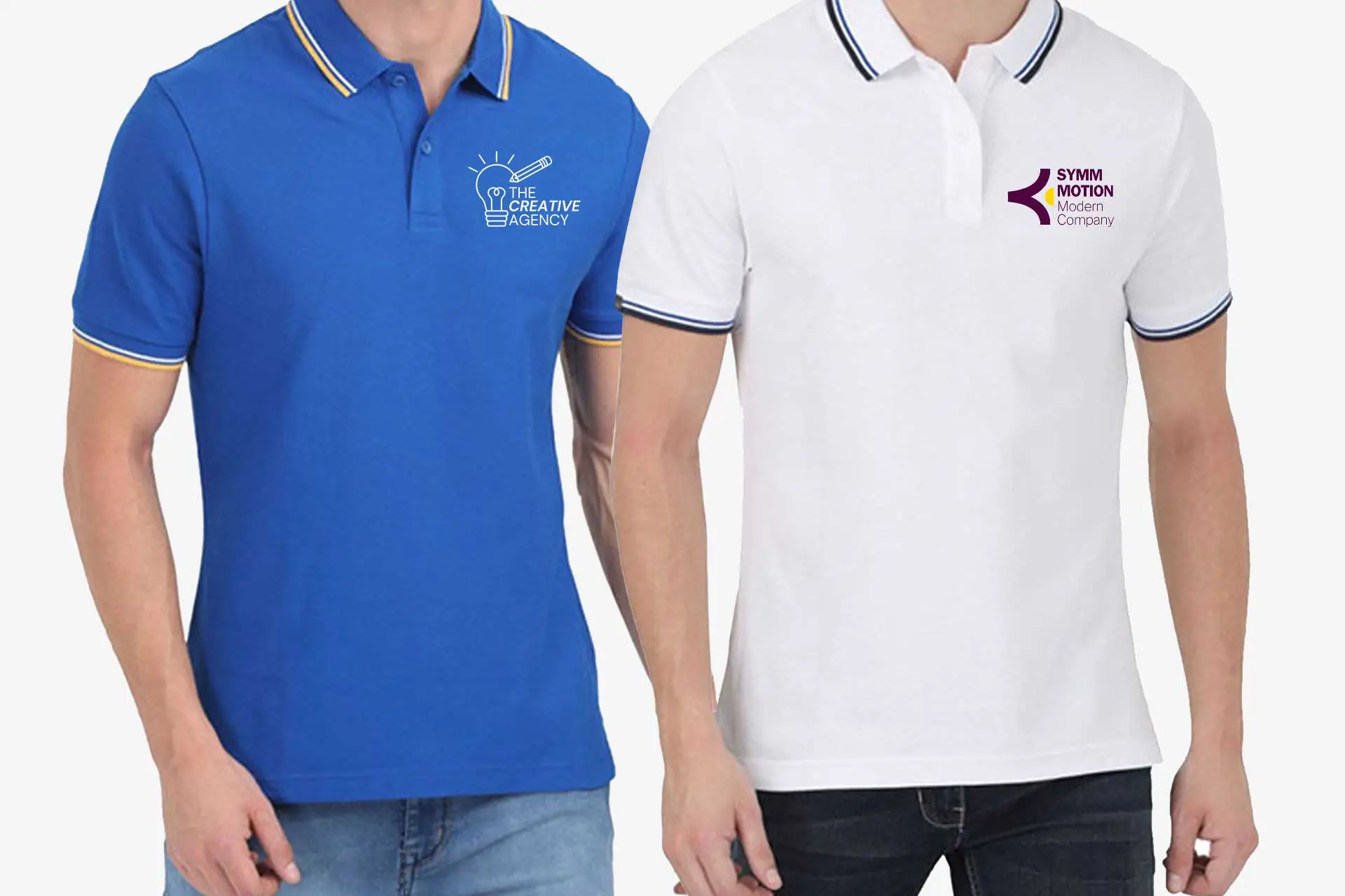 M and S Tipped Polo T-shirts