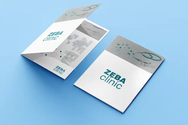 Raised Foil Presentation Folders