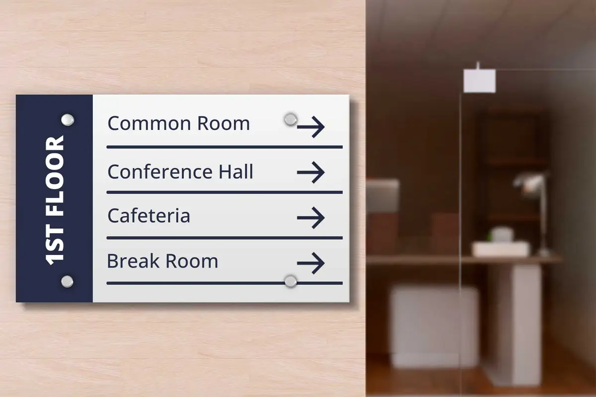 Wallmount Signs - Custom Office Wall Signs & Boards | Printo.in
