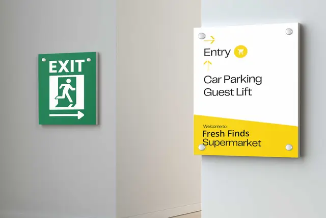 Wall Mount Signs