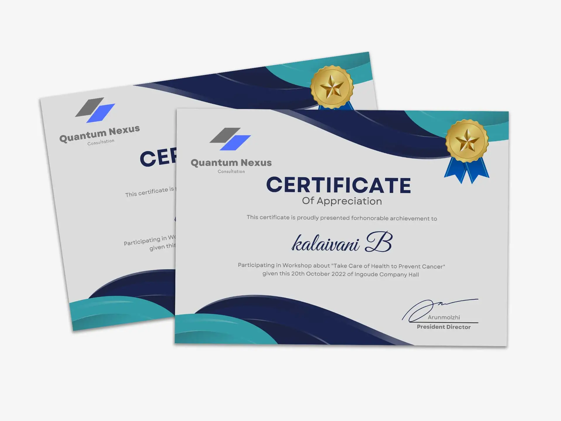 Bulk Certificate